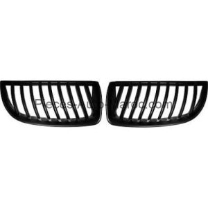 Set Grilles de Calandres Droite et Gauche Noir BMW Série 3 (E90, E91) Maroc