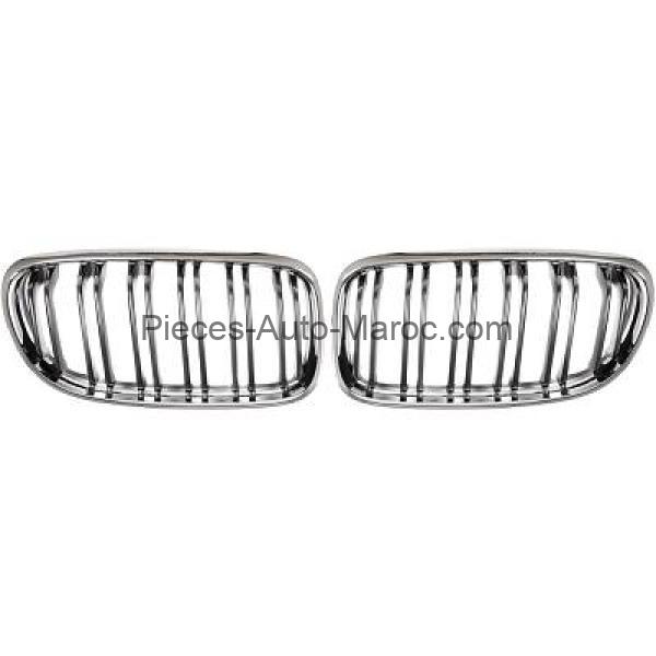 Grille de Calandre Noir Chrome Version Sport Optik BMW 3-Reihe (E90-91-92)Lim-Touring 08-12 Maroc