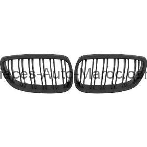 Grille de Calandre Noir Mat 14 Nervures BMW 3-Reihe E92-93 Coupe-Cabrio 06-10 Maroc