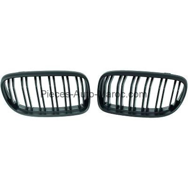 Grille de Calandre Noir Mat Version M-Look BMW 3-Reihe (E90-91-92)Lim-Touring 08-12 Maroc