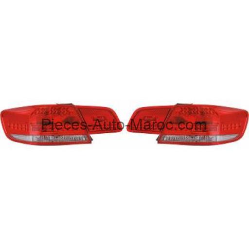 Kit de Feux Arrières LED Rouge Gris Fumée BMW 3-Reihe (E90-91-92) Maroc