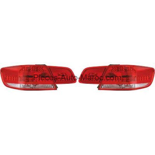 Kit de Feux Arrières LED Rouge Limpide BMW 3-Reihe E92-93 Coupe-Cabrio 06-10 Maroc