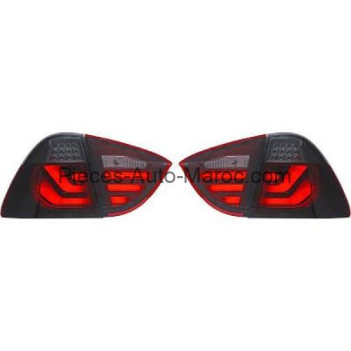 Kit de Feux Arrières LED Version Lightbar Design Gris Fumée BMW 3-Reihe (E90-91-92) Maroc