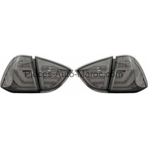 Kit de Feux Arrières LED Version Lightbar Design Gris Fumée BMW 3-Reihe (E90-91-92) Maroc