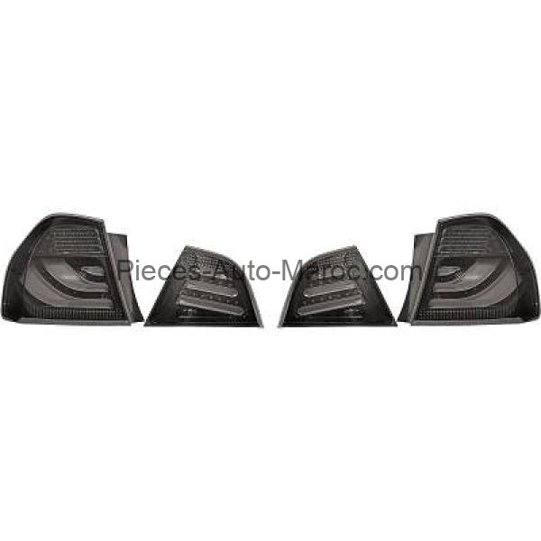 Kit de Feux Arrières Teinté Noir BMW Série 3 (E90, E91) de 09 à 12 Maroc