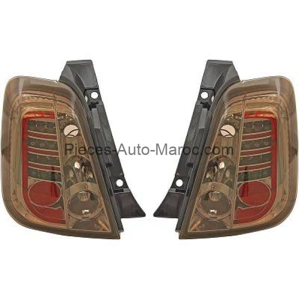 Kit de Feux Arrières Version LED Teinté FIAT 500 de 07 Maroc