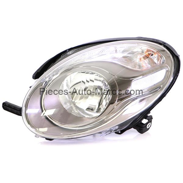 PHARE Droit - Passager FIAT 500L 09-17 Maroc