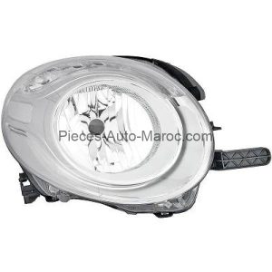 Phare Principal Gauche H4 FIAT 500 de 2012 Maroc