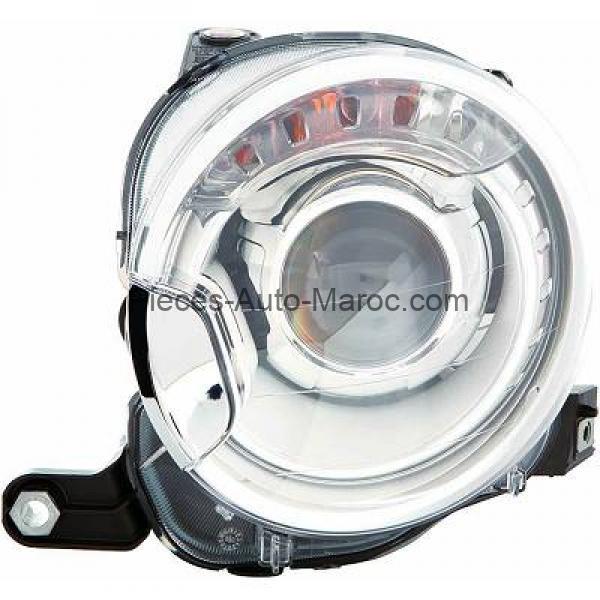 Phare Principal Gauche PY21W FIAT 500 de 07 à 15 Maroc
