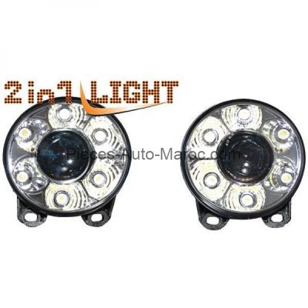 Set de Deux Antibrouillards pour M-Tech BMW Série 3 (E90, E91) de 06 à 09 Maroc