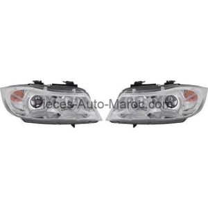 Set de Deux Phares Principaux Lampe à Décharge BMW Série 3 (E90, E91) Maroc