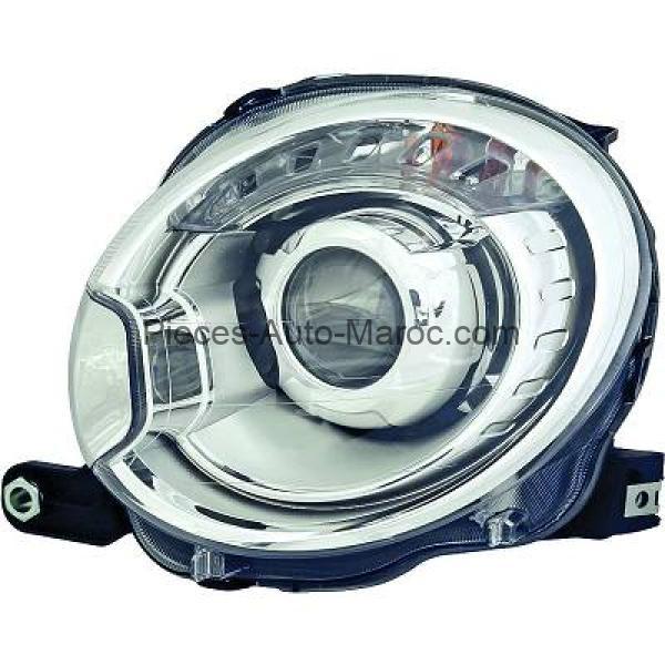 Set de Deux Phares Principaux PY21W H7 FIAT 500 de 07 à 15 Maroc