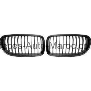 Set des Deux Grilles de Calandre Noir BMW Série 3 (E90, E91) de 08 Maroc