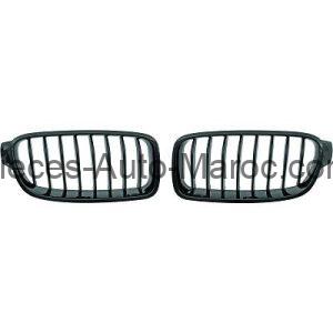 Grille de Calandre Brillant Noir BMW Série 3 (F30, F31) de 2011 Maroc