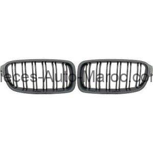 Grille de Calandre Carbone Version M-Optic Kit BMW 3-Reihe Lim-Tour.(F30-31) 11-15 Maroc