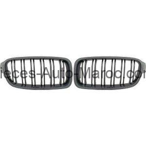 Grille de Calandre Carbone Version M-Optic Kit BMW 3-Reihe Lim-Tour.(F30-31) 11-15 Maroc