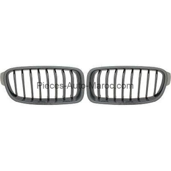 Grille de Calandre Carbone Version Sport Performance Kit BMW 3-Reihe Lim-Tour.(F30-31) 11-15 Maroc