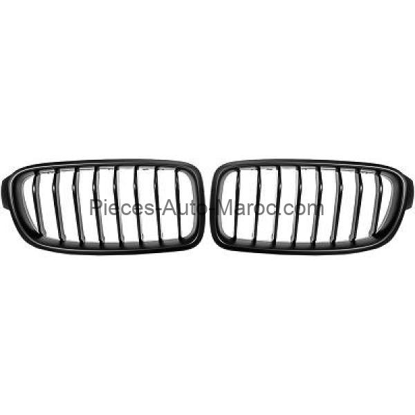 Grille de Calandre Mat Noir Version Sport Performance BMW 3-Reihe Lim-Tour.(F30-31) 11-15 Maroc