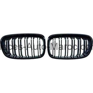 Grille de Calandre Noir Brillant Version M-Look BMW 5-Reihe (E60-61) 03-07 Maroc
