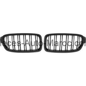 Grille de Calandre Noir Mat Version M-Optic BMW 3-Reihe Lim-Tour.(F30-31) 11-15 Maroc