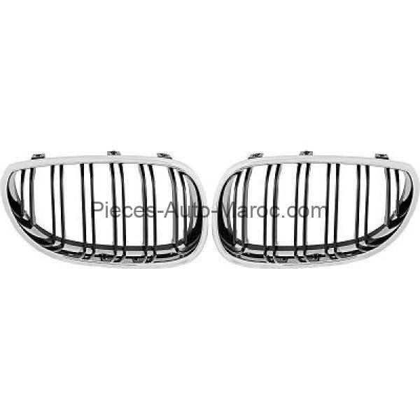Grille de Calandre Type Sport-Optik Unité Quantitative- Jeu Noir BMW 5-Reihe (E60-61) 03-07 Maroc