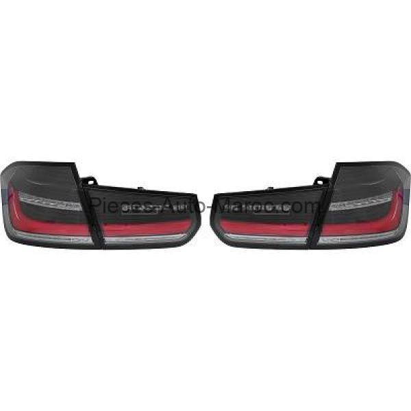 Kit de Feux Arrières LED Noir Gris Fumée BMW 3-Reihe Lim-Tour.(F30-31) 15-19 Maroc
