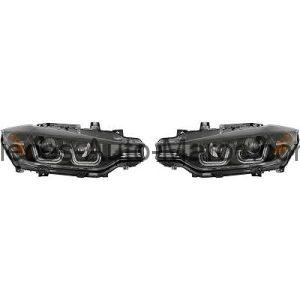 Set de Deux Phares Principaux Xénon BMW Série 3 (F30, F31) de 2011 à 15 Maroc