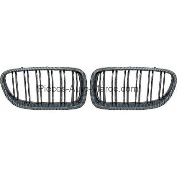 Grille de Calandre Carbone version Sport Optik Kit BMW 5-Reihe (F10-11 LCI) 13-17 Maroc