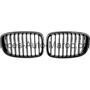 Grille de Calandre Noir Brillant pas pour facelift- BMW 5-Reihe (F07) 08-17 Maroc