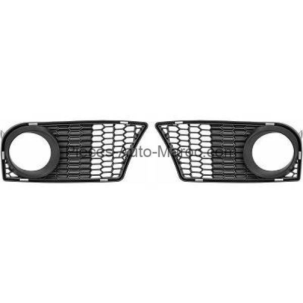 Grille de Pare Chocs Avant Droit Avant Gauche pour Antibrouillard BMW 5-Reihe (F10-11 LCI) 13-17 Maroc