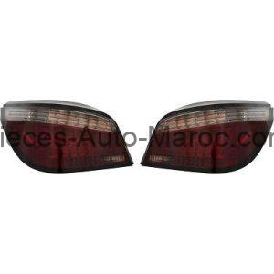 Kit de Feux Arrières LED Teinté Rouge BMW 5-Reihe (E60-61) 03-07 Maroc