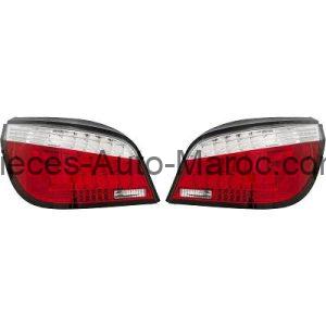 Kit de Feux Arrières LED Teinté Rouge BMW 5-Reihe (E60-61) 07-10 Maroc