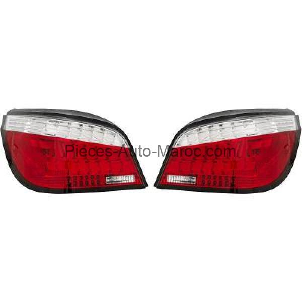 Kit de Feux Arrières LED Teinté Rouge BMW 5-Reihe (E60-61) 07-10 Maroc