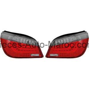 Kit de Feux Arrières Teinté Rouge BMW Série 5 (E60, E61) de 07 à 10 Maroc
