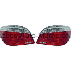 Kit de Feux Arrières Version LED Chrome BMW Série 5 (E60, E61) de 03 à 07 Maroc