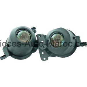 Set de Deux Antibrouillards Noir H11 BMW Série 5 (E60, E61) de 03 à 11 Maroc