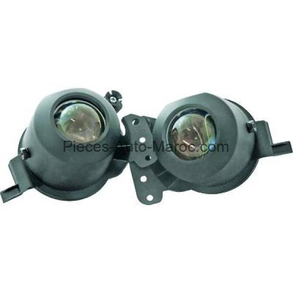 Set de Deux Antibrouillards Noir H11 BMW Série 5 (E60, E61) de 03 à 11 Maroc