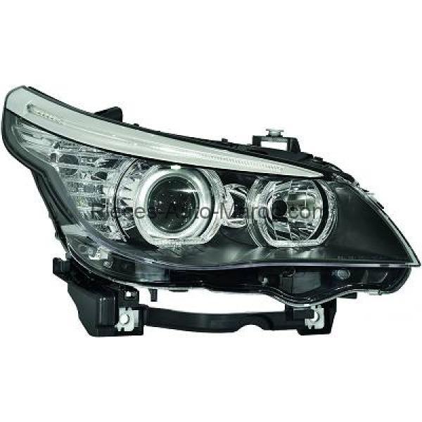 Set de Deux Phares Principaux H7-H7 BMW Série 5 (E60, E61) de 03 à 07 Maroc