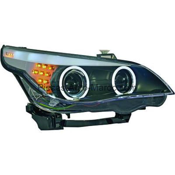 Set de Deux Phares Principaux H7-H7 BMW Série 5 (E60, E61) de 03 à 07 Maroc