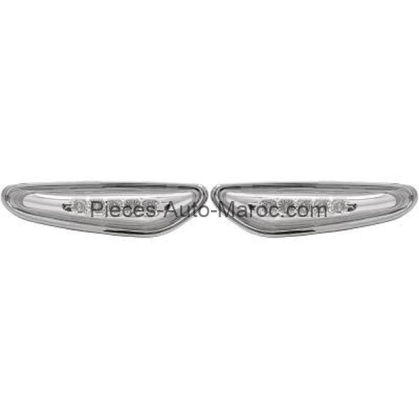 Set de Deux Répétiteurs D' aile Chrome BMW Série 3 (E46) de 01 à 05 Maroc