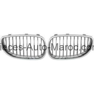 Set des Deux Grilles de Calandre BMW Série 5 (E60, E61) de 03 à 07 Maroc