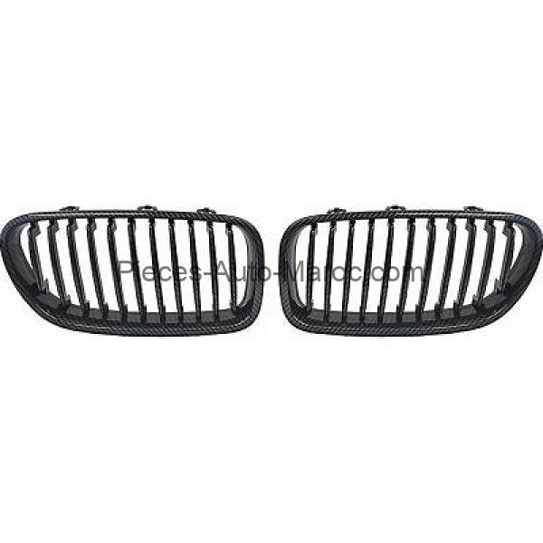 Grille de Calandre Carbone BMW Série 5 (F10, F11) de 2010 à 13 Maroc