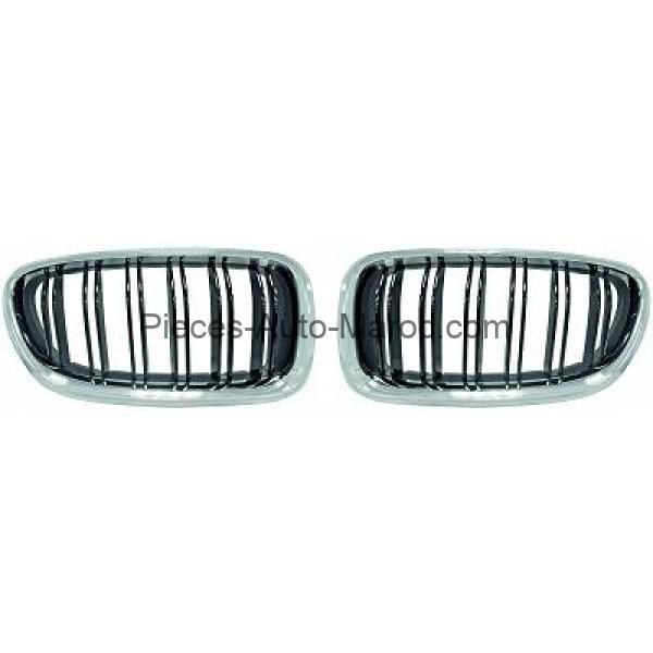Grille de calandre Brillant noir BMW Série 5 (F10, F11) de 2013 à 17 Maroc
