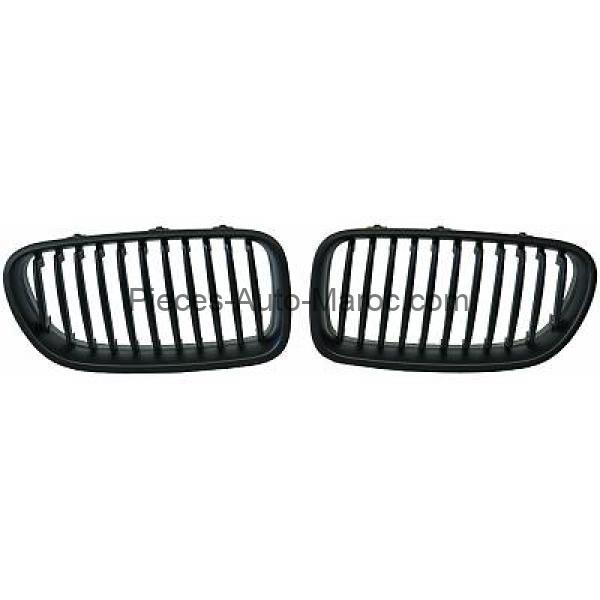 Set des Deux Grilles de Calandre Noir BMW Série 5 (F10, F11) de 2010 à 13 Maroc