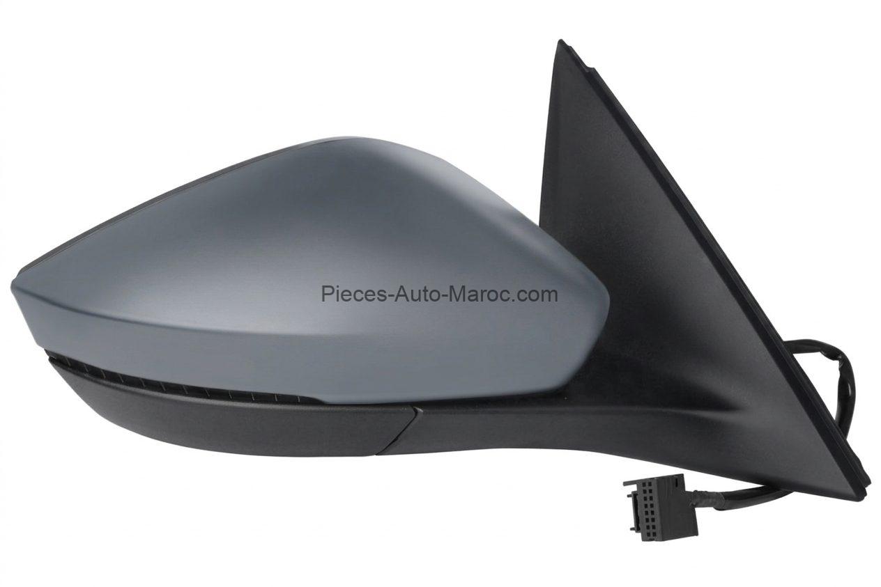 Rétroviseur Droit Électrique Chauffant Rabattable LED 8 Pins Skoda Kamiq après 2019 OEM 657857508J Maroc