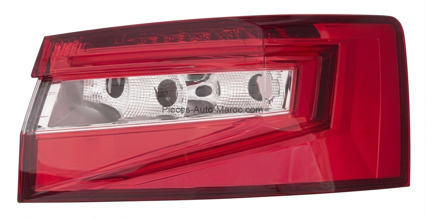 Feu Arrière Droit Extérieur LED Skoda Superb après 2015 OEM 3V5945208A Maroc
